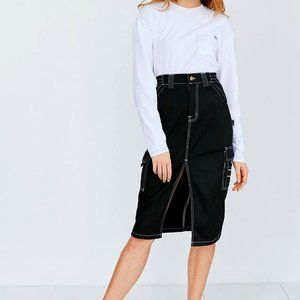 NWT Urban Outfitters UO x Dickies Cargo Midi Skirt